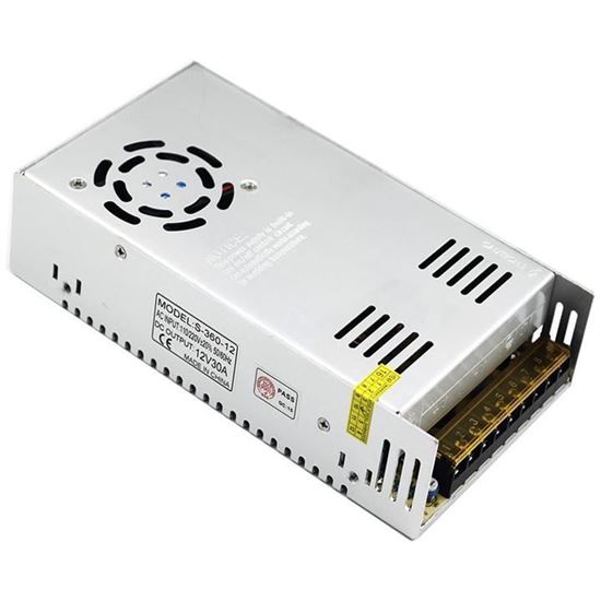 آداپتور صنعتی 12 ولت 30 آمپر Power Supply مدل S-360-12