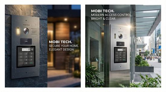 پنل آیفون تصویری کدینگ IP موبی تک Mobi Tech ( MB-IPLS )