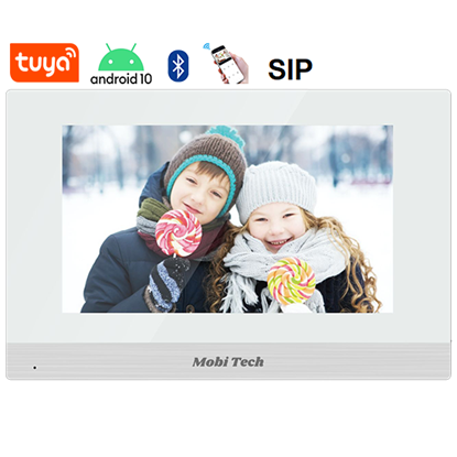 مانیتور آیفون تصویری 10 اینچ سفید IP موبی تک Mobi Tech ( اندروید ) ( MB-IPMETS102AT4R )